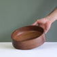 Bowl con piedino in noce Ø23 cm