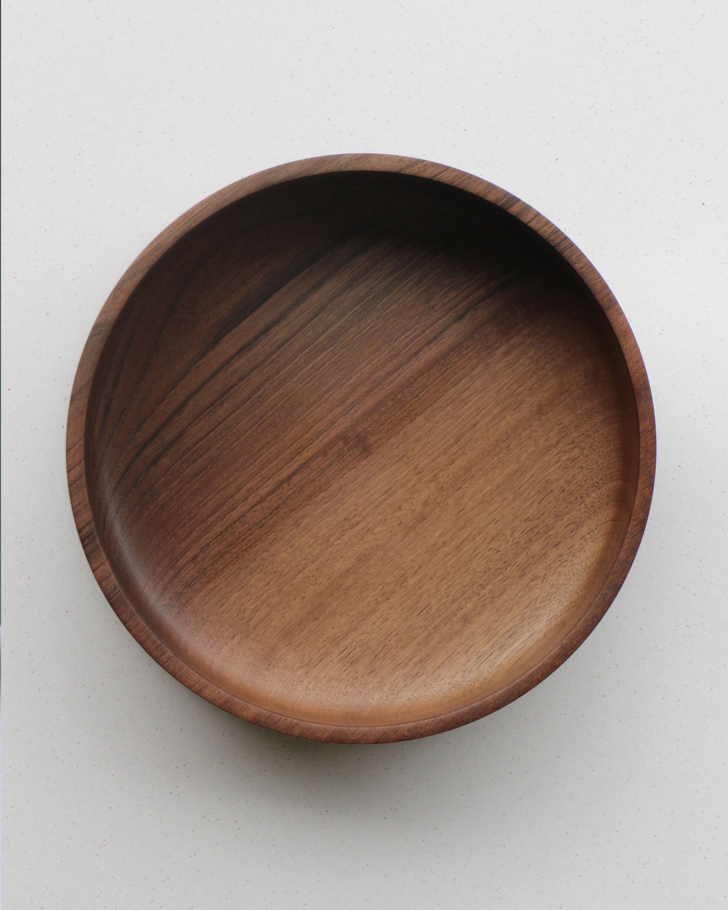 Bowl con piedino in noce Ø23 cm